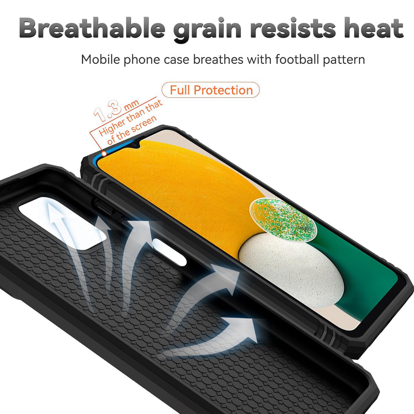 For Samsung Galaxy A12 Case Hard PC + Soft TPU Anti-Scratch Phone Cover with Ring Car Mount Kickstand and Camera Protector