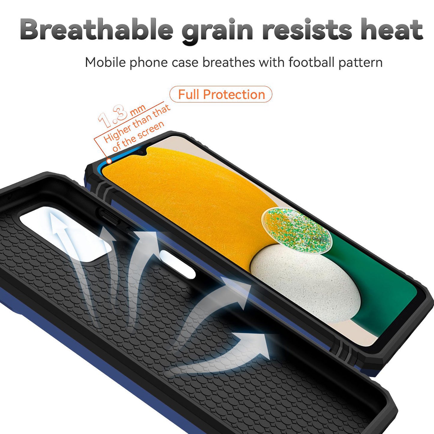 For Samsung Galaxy A12 Case Hard PC + Soft TPU Anti-Scratch Phone Cover with Ring Car Mount Kickstand and Camera Protector