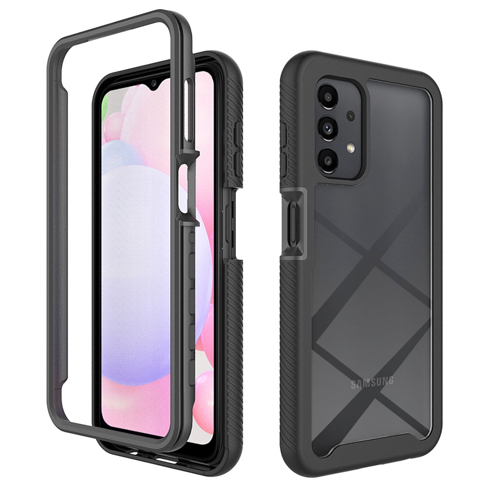 For Samsung Galaxy A13 4G Clear Case Anti-Yellow Shock Absorption Acrylic + TPU + PC Protective Phone Cover