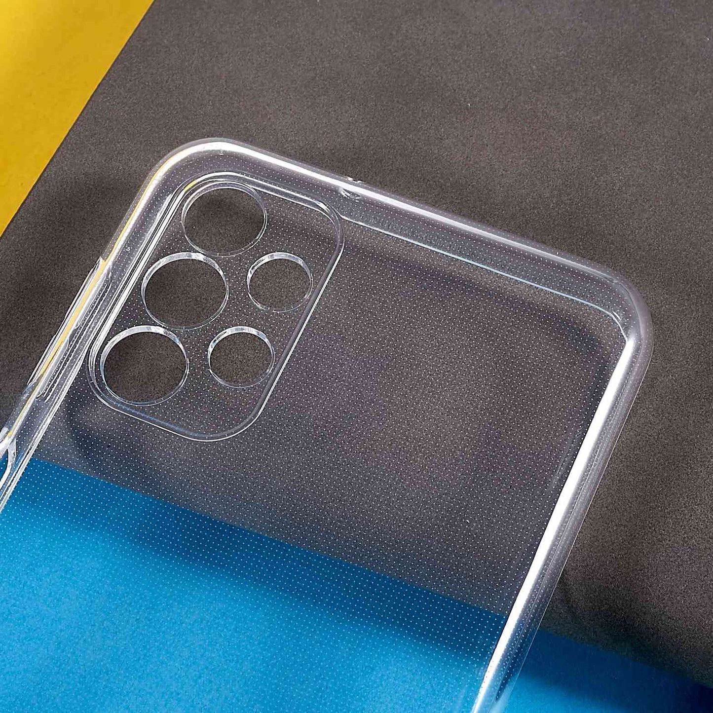 For Samsung Galaxy A13 4G 2.0mm Thickness Watermark-free Transparent TPU Phone Protective Case