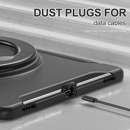 For Samsung Galaxy Tab S8 Ultra 14.6 X900/X906 Rotary Kickstand PC + TPU Tablet Case Cover with Pen Slot