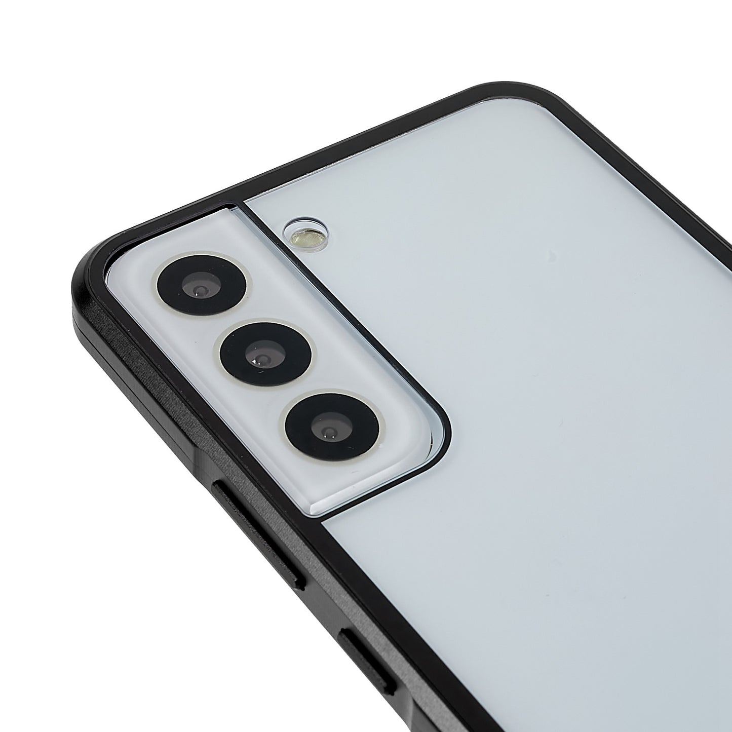 For Samsung Galaxy S22 5G 360 Degree Full Protection Phone Case Metal Bumper + Double-sided Tempered Glass Anti-fall Shell with Magnetic Closure