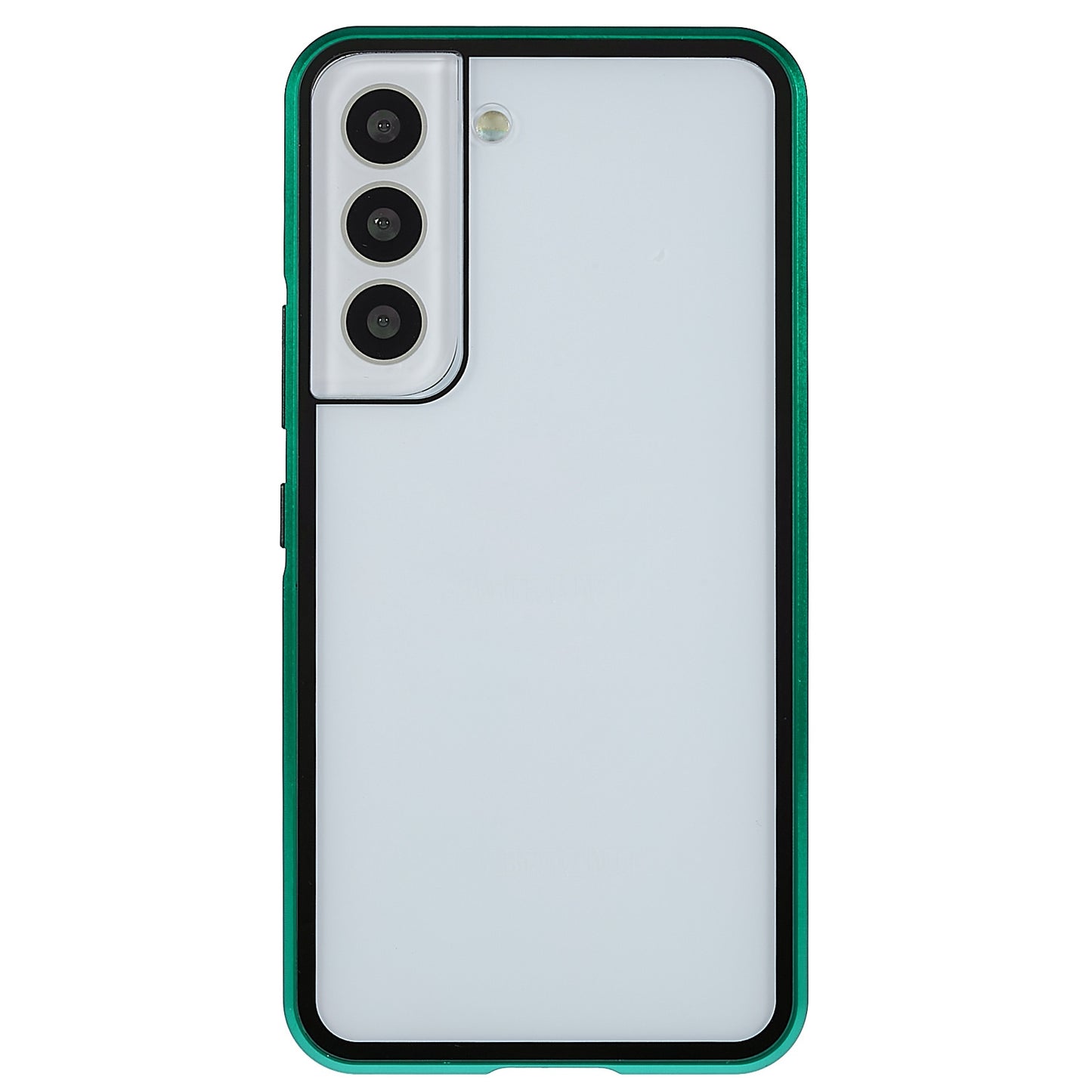 For Samsung Galaxy S22 5G 360 Degree Full Protection Phone Case Metal Bumper + Double-sided Tempered Glass Anti-fall Shell with Magnetic Closure