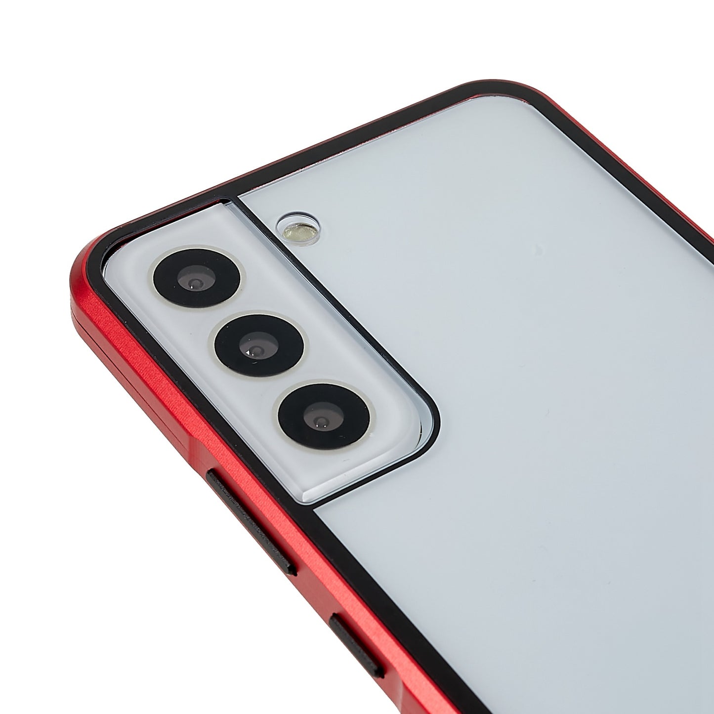 For Samsung Galaxy S22 5G 360 Degree Full Protection Phone Case Metal Bumper + Double-sided Tempered Glass Anti-fall Shell with Magnetic Closure
