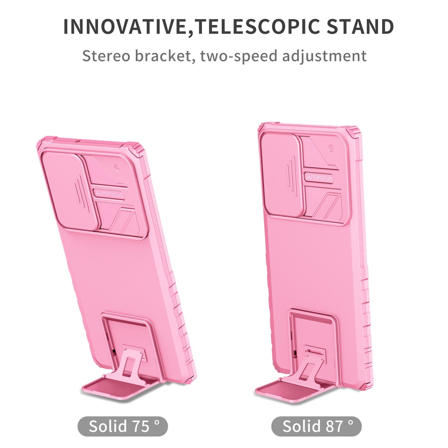 For Samsung Galaxy S22 Ultra 5G Adjustable Vertical Kickstand Phone Case Camera Slider Protection Hybrid PC + TPU Cover