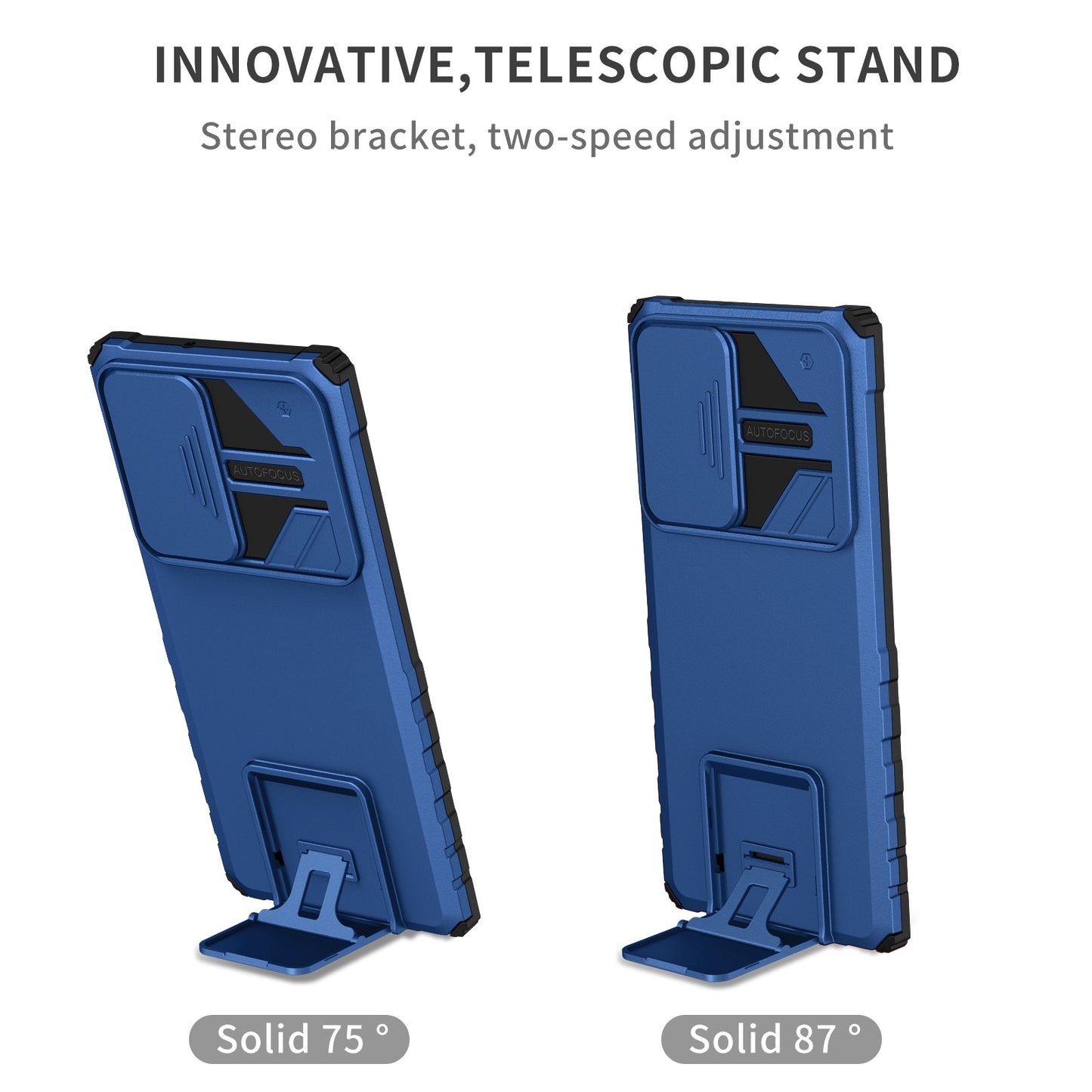 For Samsung Galaxy S22 Ultra 5G Adjustable Vertical Kickstand Phone Case Camera Slider Protection Hybrid PC + TPU Cover