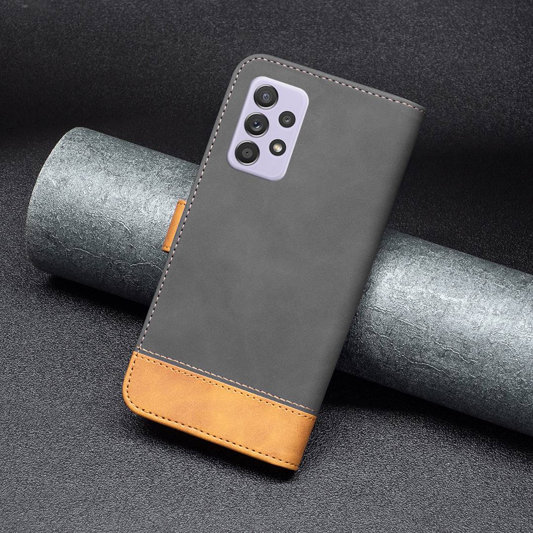 BINFEN COLOR BF Leather Case Series-7 for Samsung Galaxy A52 4G/A52 5G/A52s 5G, Style 11 Stand Wallet Design Anti-Fall  Folio Flip PU Leather Case with Soft TPU Inner Case