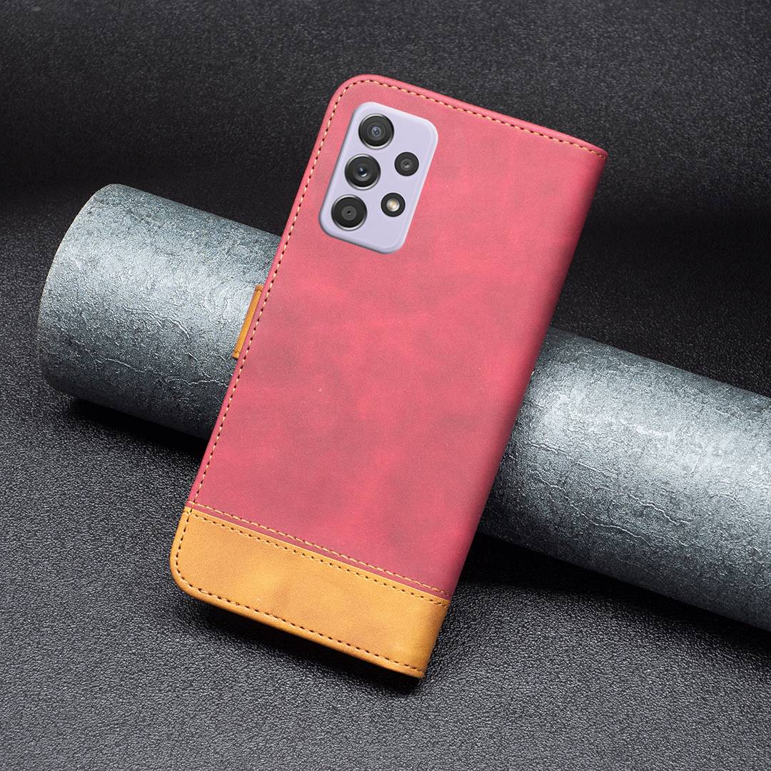 BINFEN COLOR BF Leather Case Series-7 for Samsung Galaxy A52 4G/A52 5G/A52s 5G, Style 11 Stand Wallet Design Anti-Fall  Folio Flip PU Leather Case with Soft TPU Inner Case