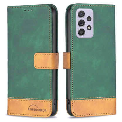 BINFEN COLOR BF Leather Case Series-7 for Samsung Galaxy A52 4G/A52 5G/A52s 5G, Style 11 Stand Wallet Design Anti-Fall  Folio Flip PU Leather Case with Soft TPU Inner Case