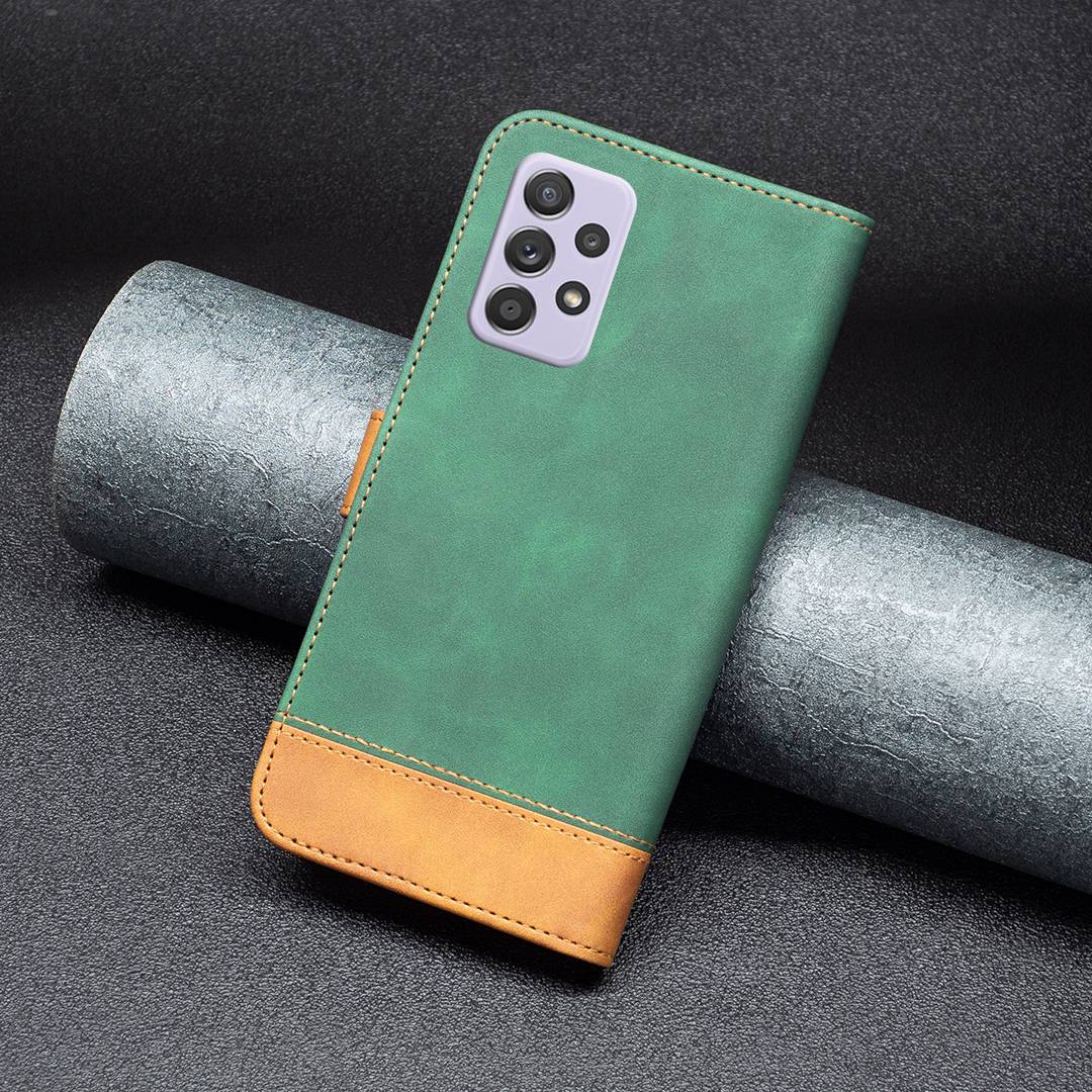 BINFEN COLOR BF Leather Case Series-7 for Samsung Galaxy A52 4G/A52 5G/A52s 5G, Style 11 Stand Wallet Design Anti-Fall  Folio Flip PU Leather Case with Soft TPU Inner Case