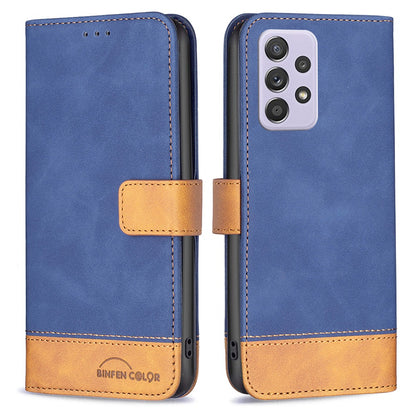 BINFEN COLOR BF Leather Case Series-7 for Samsung Galaxy A52 4G/A52 5G/A52s 5G, Style 11 Stand Wallet Design Anti-Fall  Folio Flip PU Leather Case with Soft TPU Inner Case