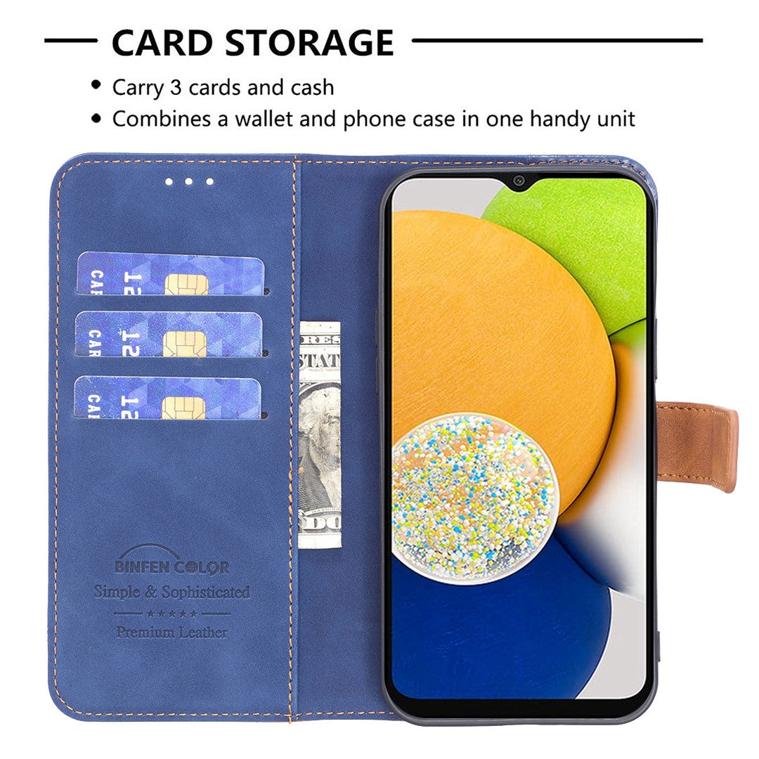 BINFEN COLOR BF Leather Case Series-7 for Samsung Galaxy A52 4G/A52 5G/A52s 5G, Style 11 Stand Wallet Design Anti-Fall  Folio Flip PU Leather Case with Soft TPU Inner Case