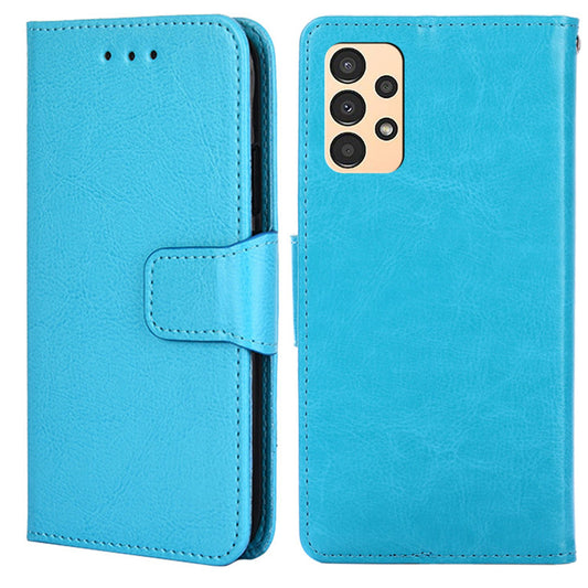 For Samsung Galaxy A13 4G Cellphone Phone Case PU Leather + TPU Double Protection Stand Wallet Flip Shell