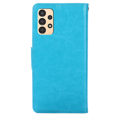 For Samsung Galaxy A13 4G Cellphone Phone Case PU Leather + TPU Double Protection Stand Wallet Flip Shell