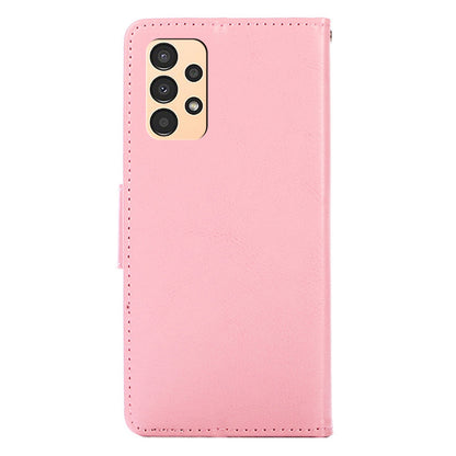 For Samsung Galaxy A13 4G Cellphone Phone Case PU Leather + TPU Double Protection Stand Wallet Flip Shell