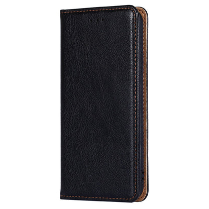 For Samsung Galaxy A13 4G Drop Prevention PU Leather Wallet Case Magnetic Auto-absorbed Stand Phone Shell