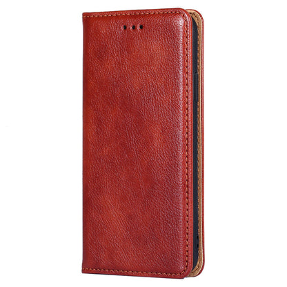 For Samsung Galaxy A13 4G Drop Prevention PU Leather Wallet Case Magnetic Auto-absorbed Stand Phone Shell