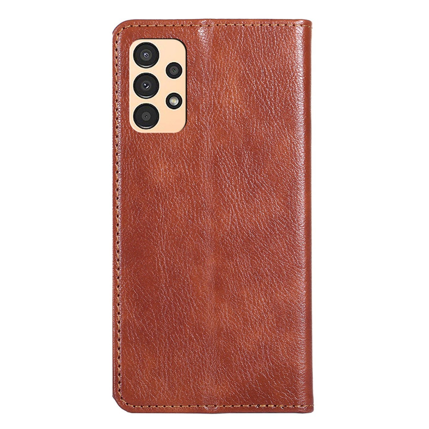 For Samsung Galaxy A13 4G Drop Prevention PU Leather Wallet Case Magnetic Auto-absorbed Stand Phone Shell