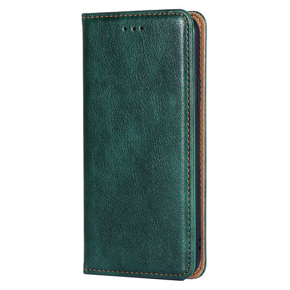 For Samsung Galaxy A13 4G Drop Prevention PU Leather Wallet Case Magnetic Auto-absorbed Stand Phone Shell