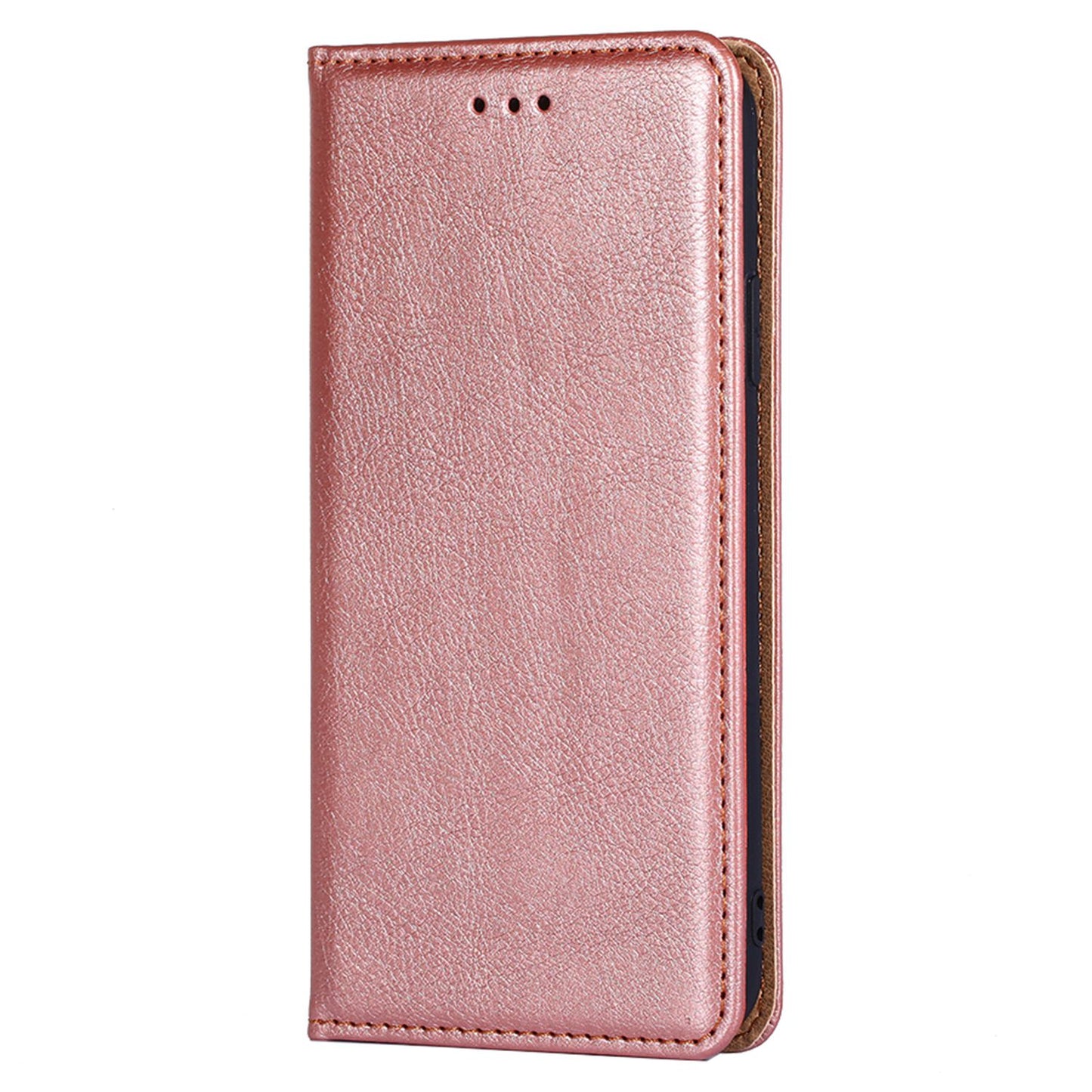 For Samsung Galaxy A13 4G Drop Prevention PU Leather Wallet Case Magnetic Auto-absorbed Stand Phone Shell