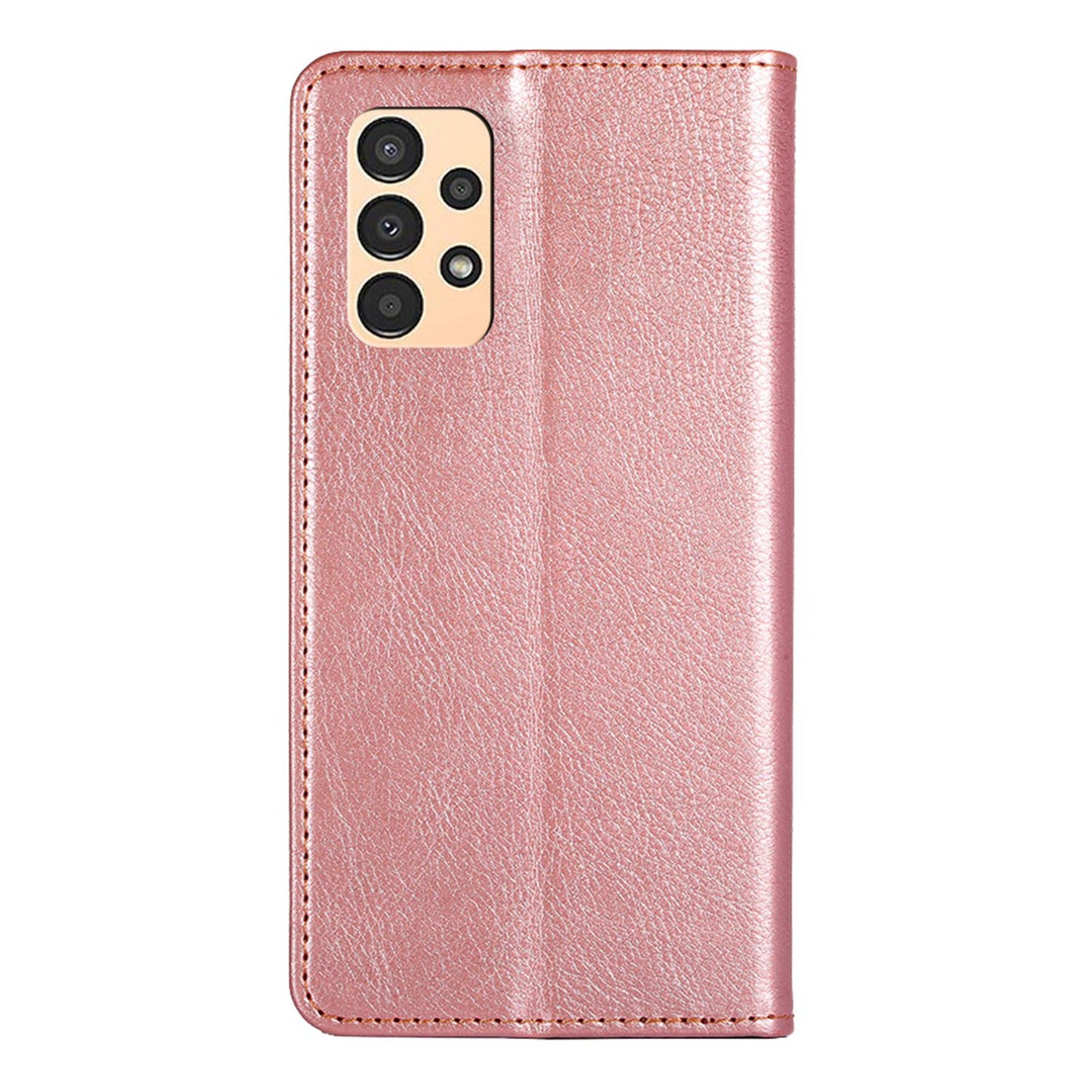 For Samsung Galaxy A13 4G Drop Prevention PU Leather Wallet Case Magnetic Auto-absorbed Stand Phone Shell