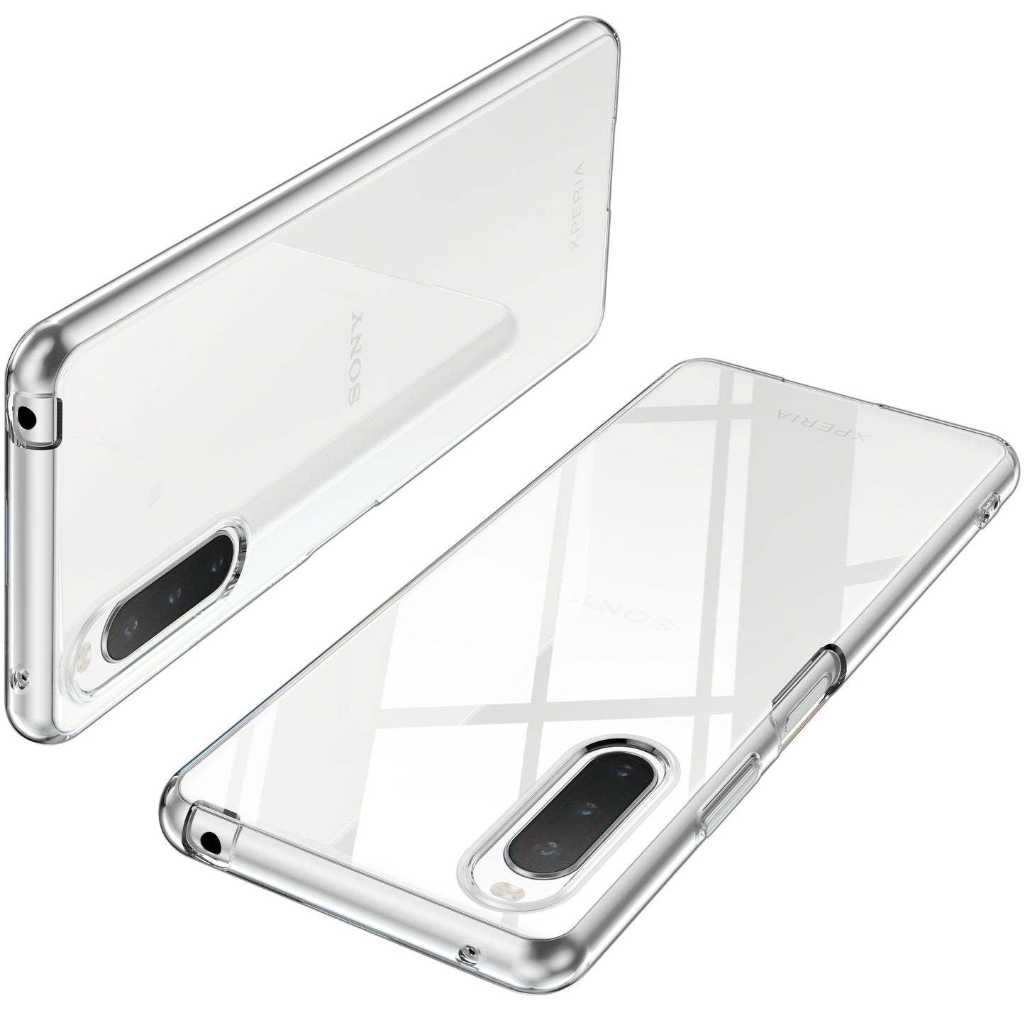 Soft TPU Case for Sony Xperia 10 IV, Fingerprint-free Anti-yellowing Transparent Phone Cover