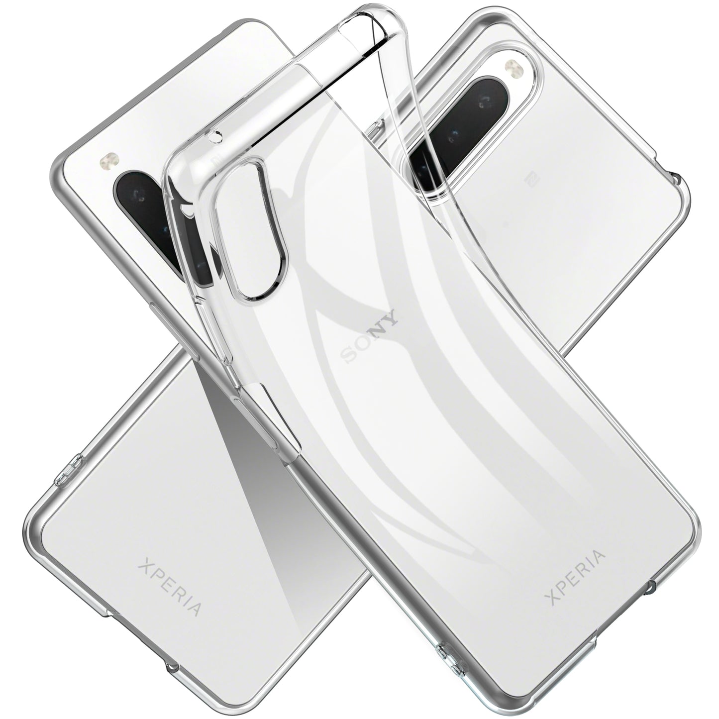 Soft TPU Case for Sony Xperia 10 IV, Fingerprint-free Anti-yellowing Transparent Phone Cover