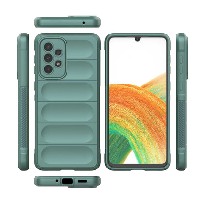 Cell Phone Cover Bag for Samsung Galaxy A73 5G, Drop Resistant TPU Rugged Back Phone Case