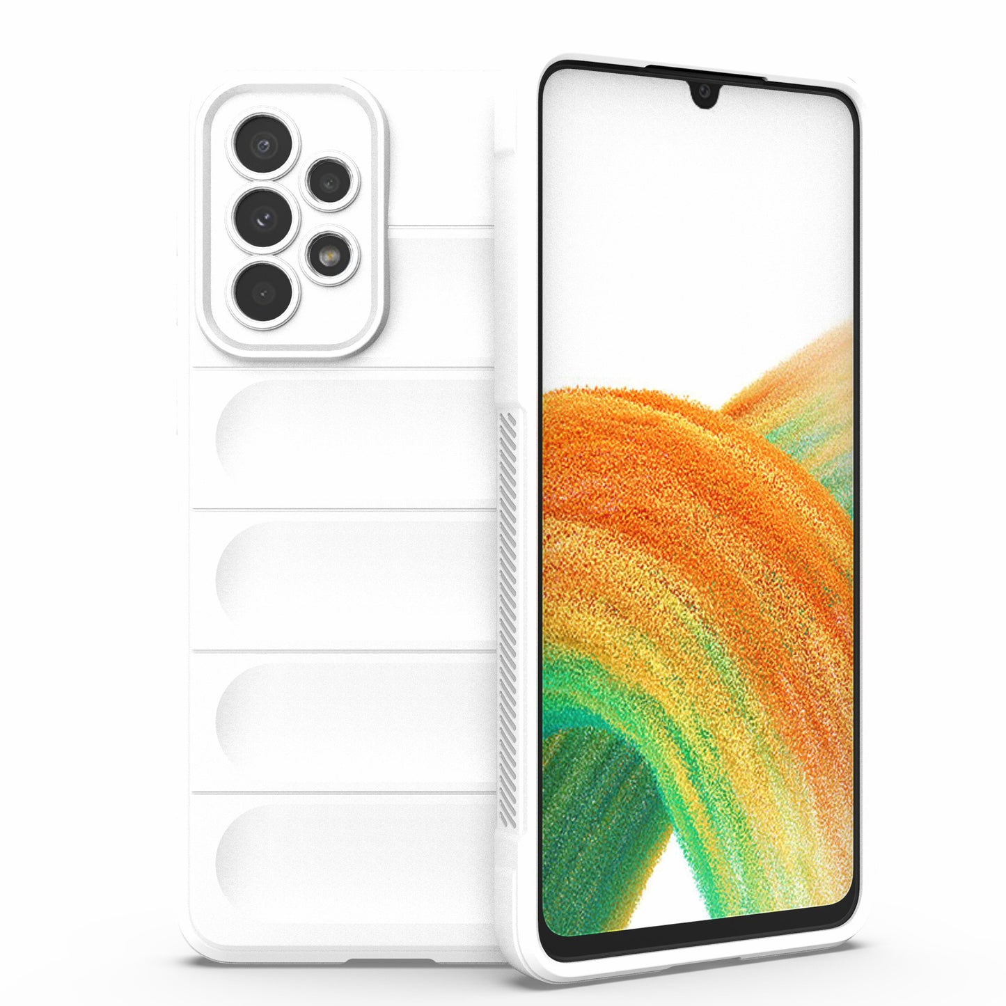 Cell Phone Cover Bag for Samsung Galaxy A73 5G, Drop Resistant TPU Rugged Back Phone Case