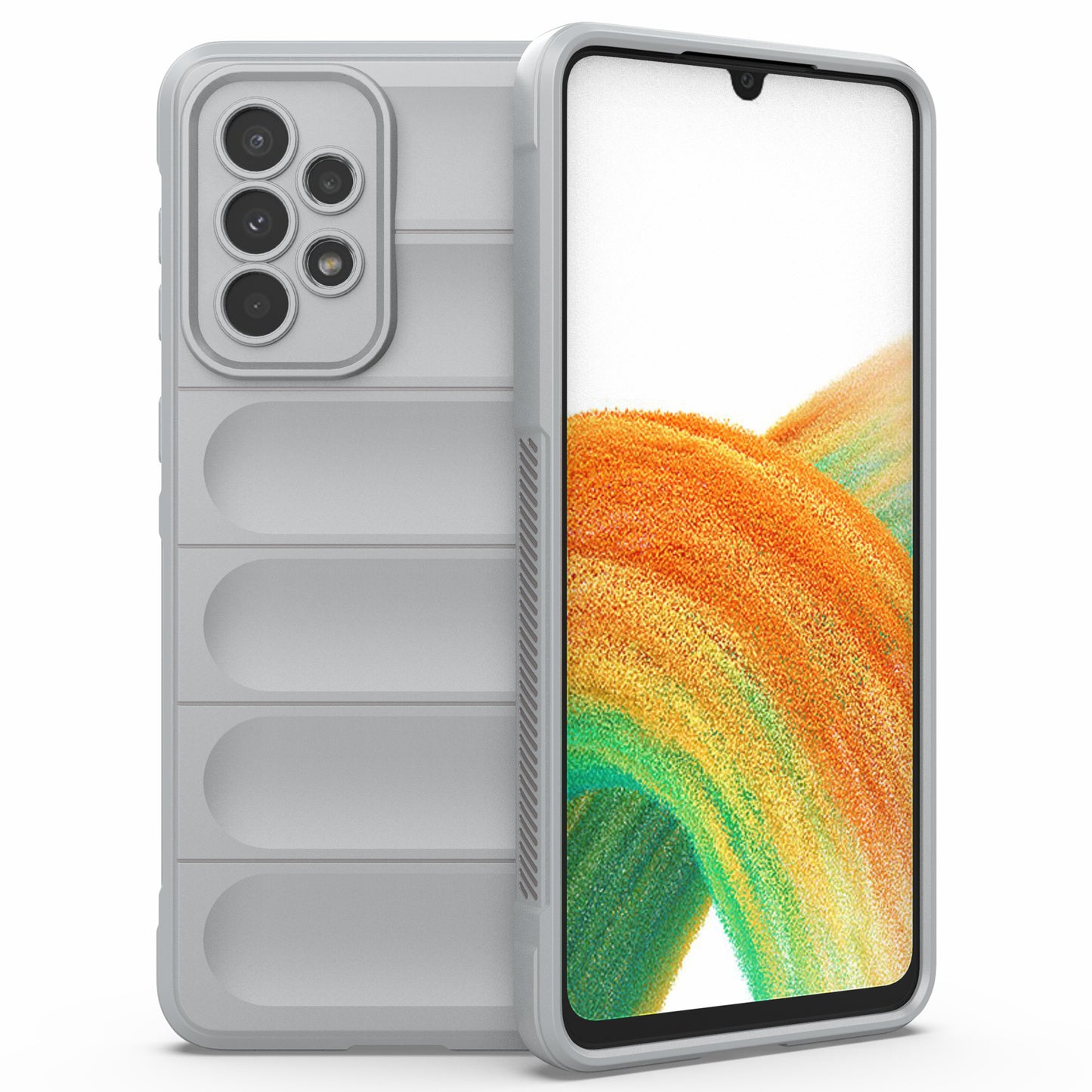 Cell Phone Cover Bag for Samsung Galaxy A73 5G, Drop Resistant TPU Rugged Back Phone Case