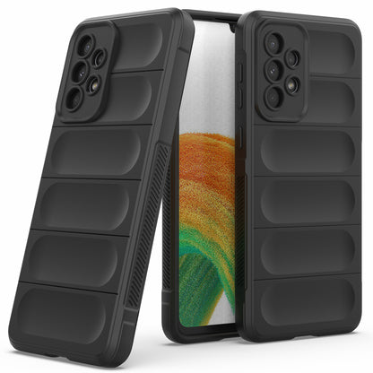 Cell Phone Cover Bag for Samsung Galaxy A73 5G, Drop Resistant TPU Rugged Back Phone Case