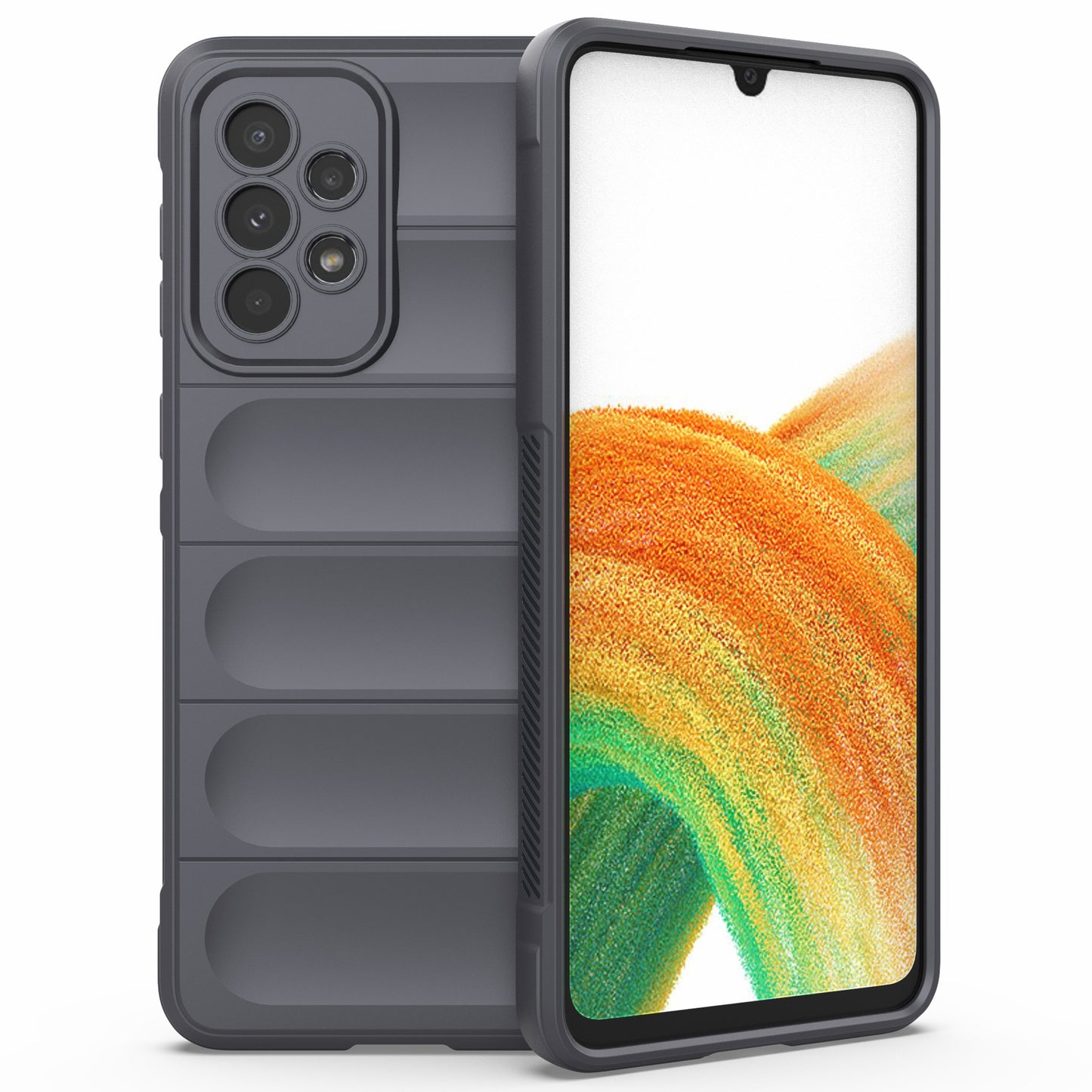 Cell Phone Cover Bag for Samsung Galaxy A73 5G, Drop Resistant TPU Rugged Back Phone Case