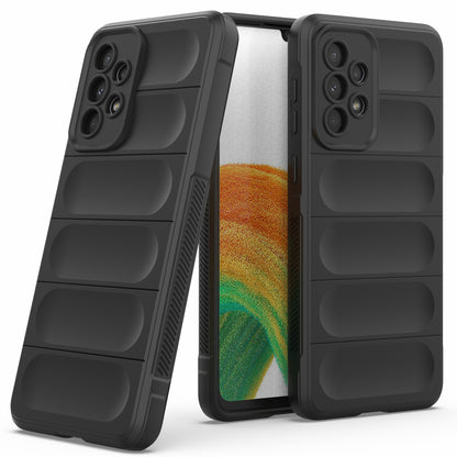 Cell Phone Cover Bag for Samsung Galaxy A73 5G, Drop Resistant TPU Rugged Back Phone Case