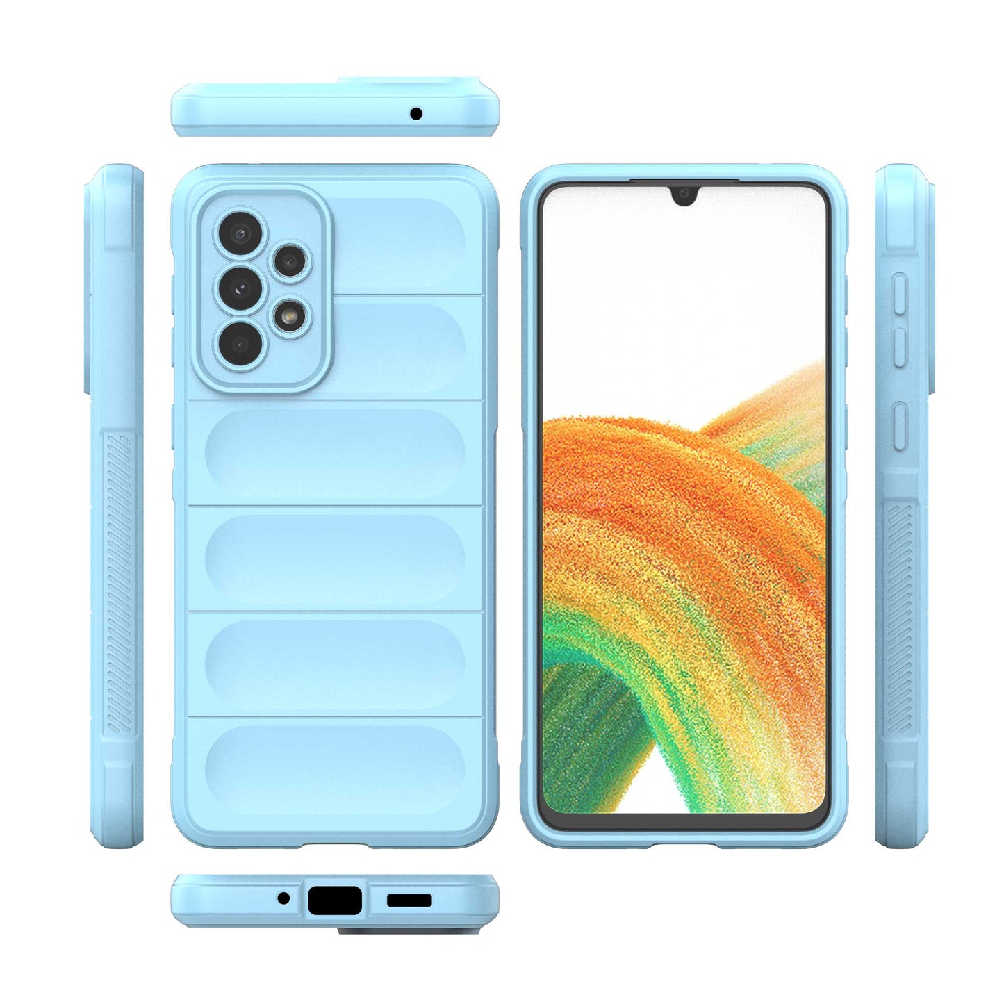 For Samsung Galaxy A53 5G Anti-scratch Drop Protection Rugged TPU Phone Protector Case Back Phone Cover