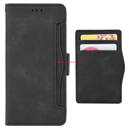 Anti-dust Smartphone Bag Case for Samsung Galaxy M53 5G, Magnetic Flip Wallet Style Stand Shockproof PU Leather Phone Cover