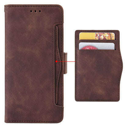 Anti-dust Smartphone Bag Case for Samsung Galaxy M53 5G, Magnetic Flip Wallet Style Stand Shockproof PU Leather Phone Cover
