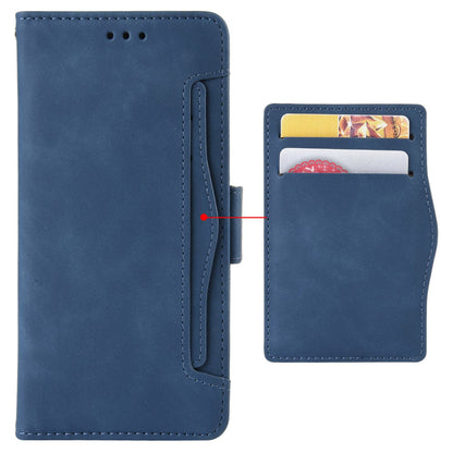 Anti-dust Smartphone Bag Case for Samsung Galaxy M53 5G, Magnetic Flip Wallet Style Stand Shockproof PU Leather Phone Cover
