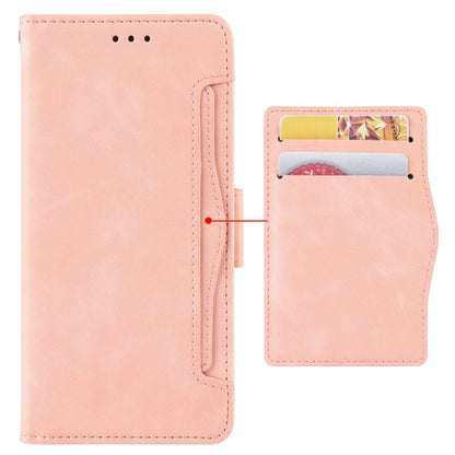 Anti-dust Smartphone Bag Case for Samsung Galaxy M53 5G, Magnetic Flip Wallet Style Stand Shockproof PU Leather Phone Cover