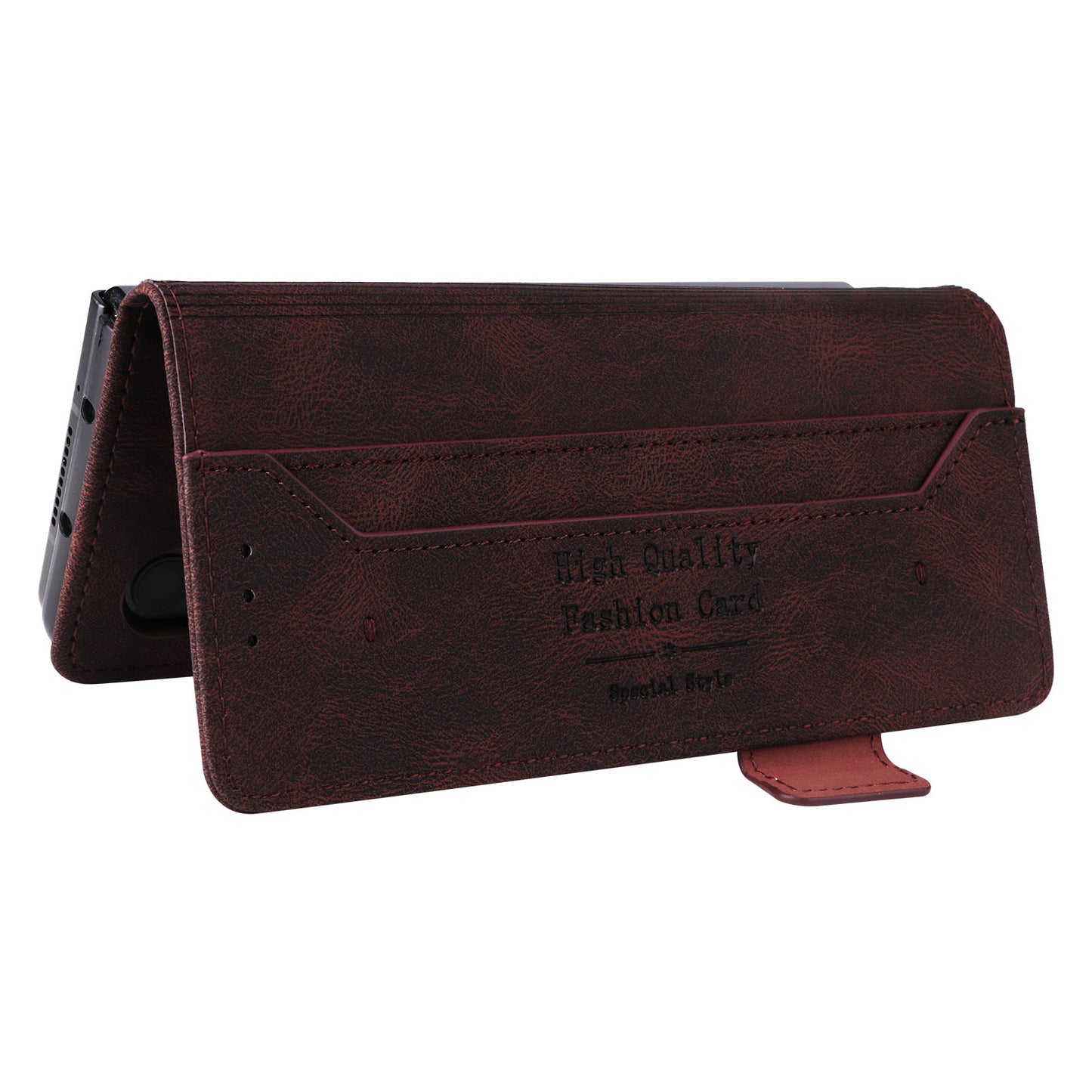 For Samsung Galaxy Z Fold3 5G Hardware Design PU Leather Case Wallet Stand Double Magnetic Clasp Phone Cover