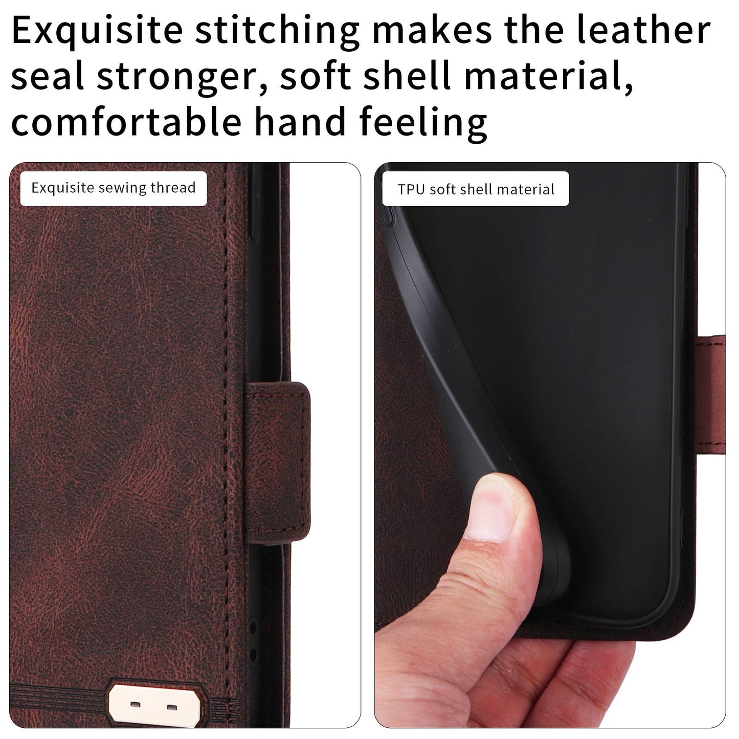 For Samsung Galaxy Z Fold3 5G Hardware Design PU Leather Case Wallet Stand Double Magnetic Clasp Phone Cover