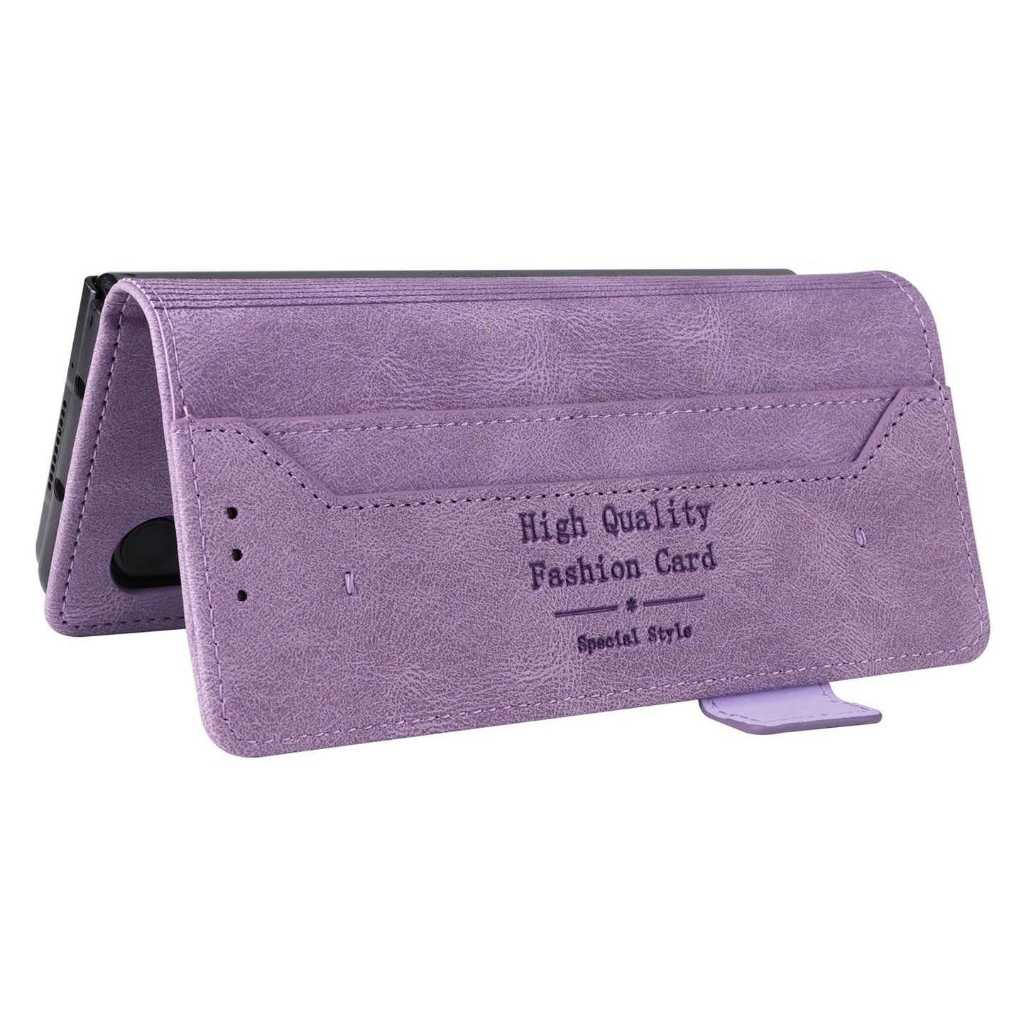 For Samsung Galaxy Z Fold3 5G Hardware Design PU Leather Case Wallet Stand Double Magnetic Clasp Phone Cover