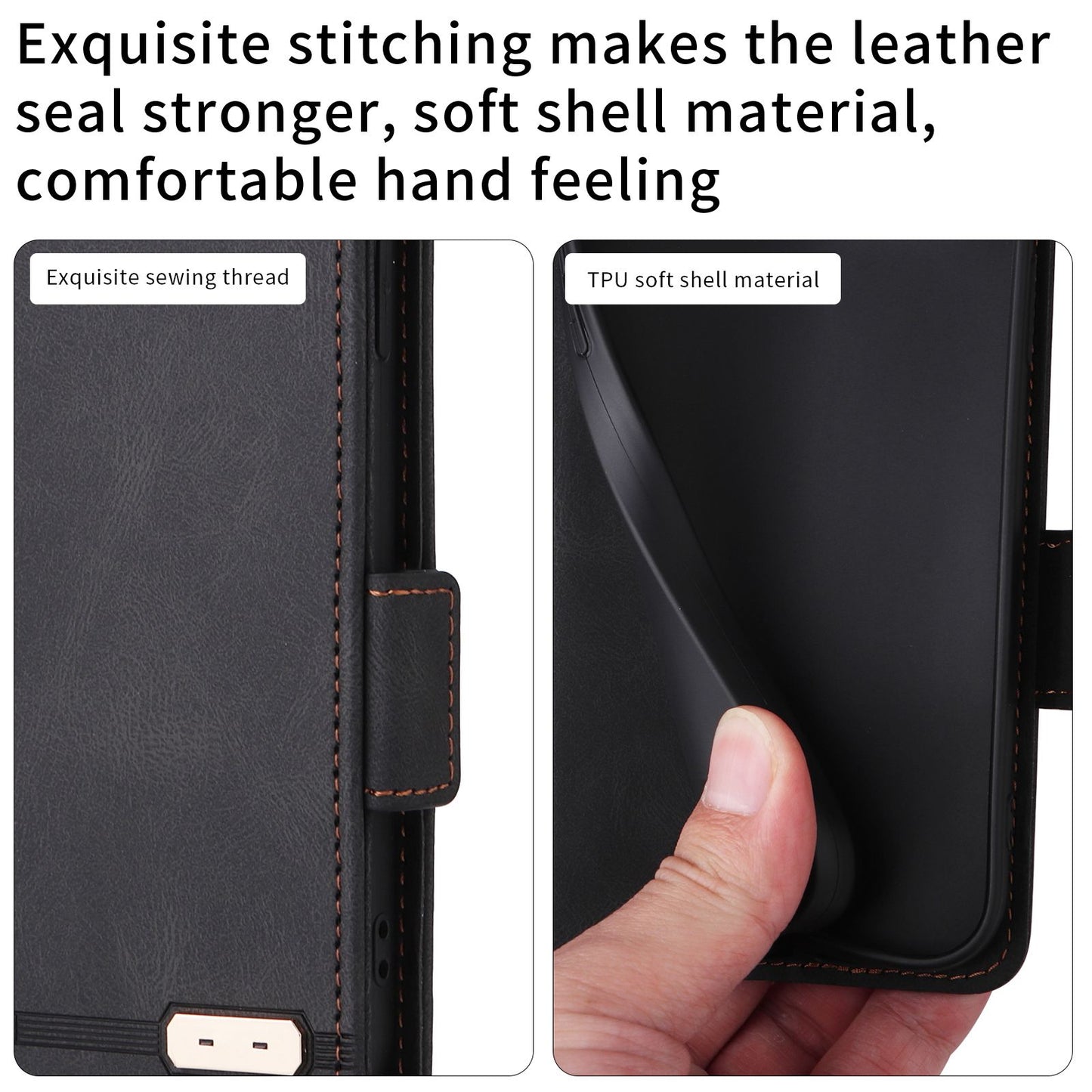 For Samsung Galaxy Z Fold3 5G Hardware Design PU Leather Case Wallet Stand Double Magnetic Clasp Phone Cover