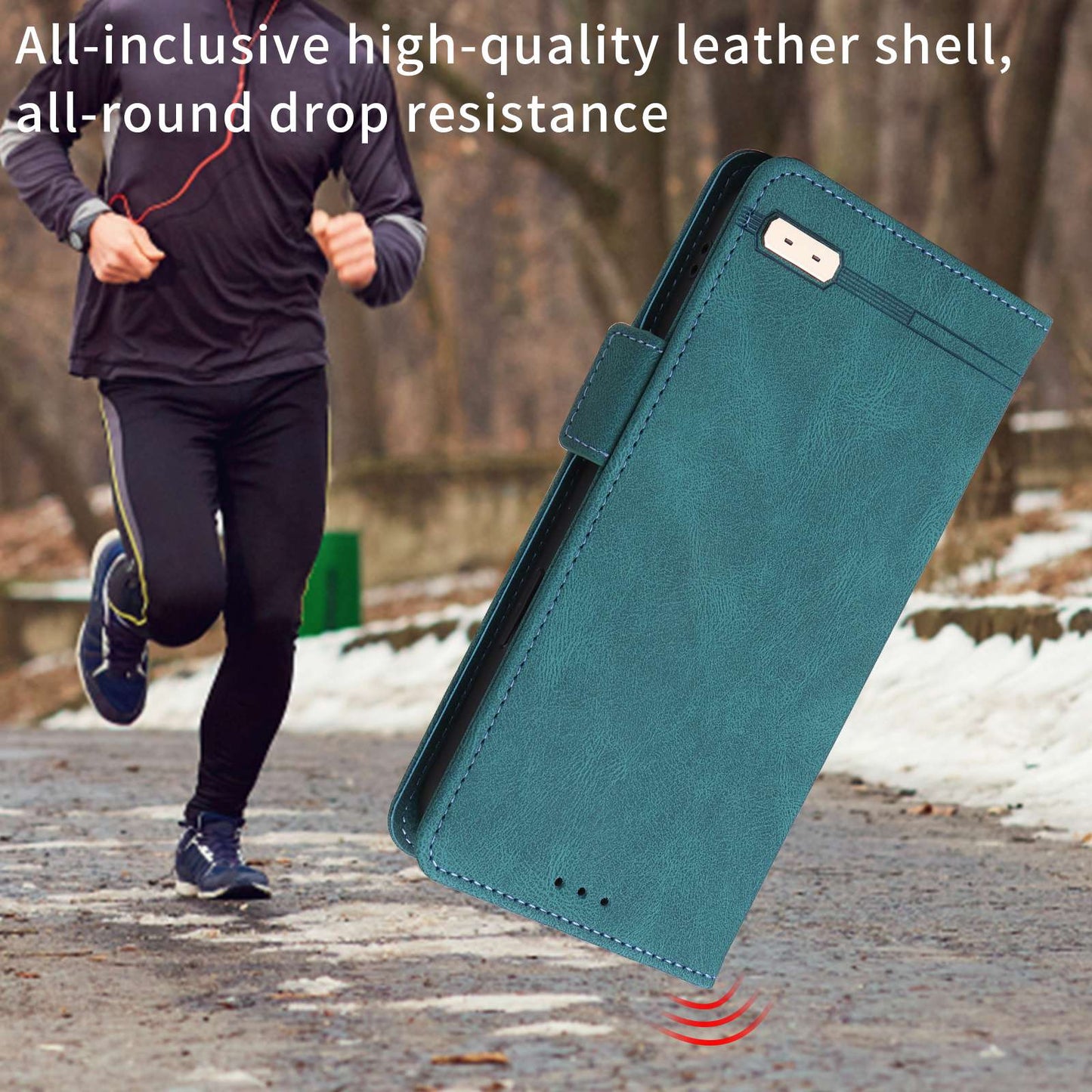 For Samsung Galaxy Z Fold3 5G Hardware Design PU Leather Case Wallet Stand Double Magnetic Clasp Phone Cover