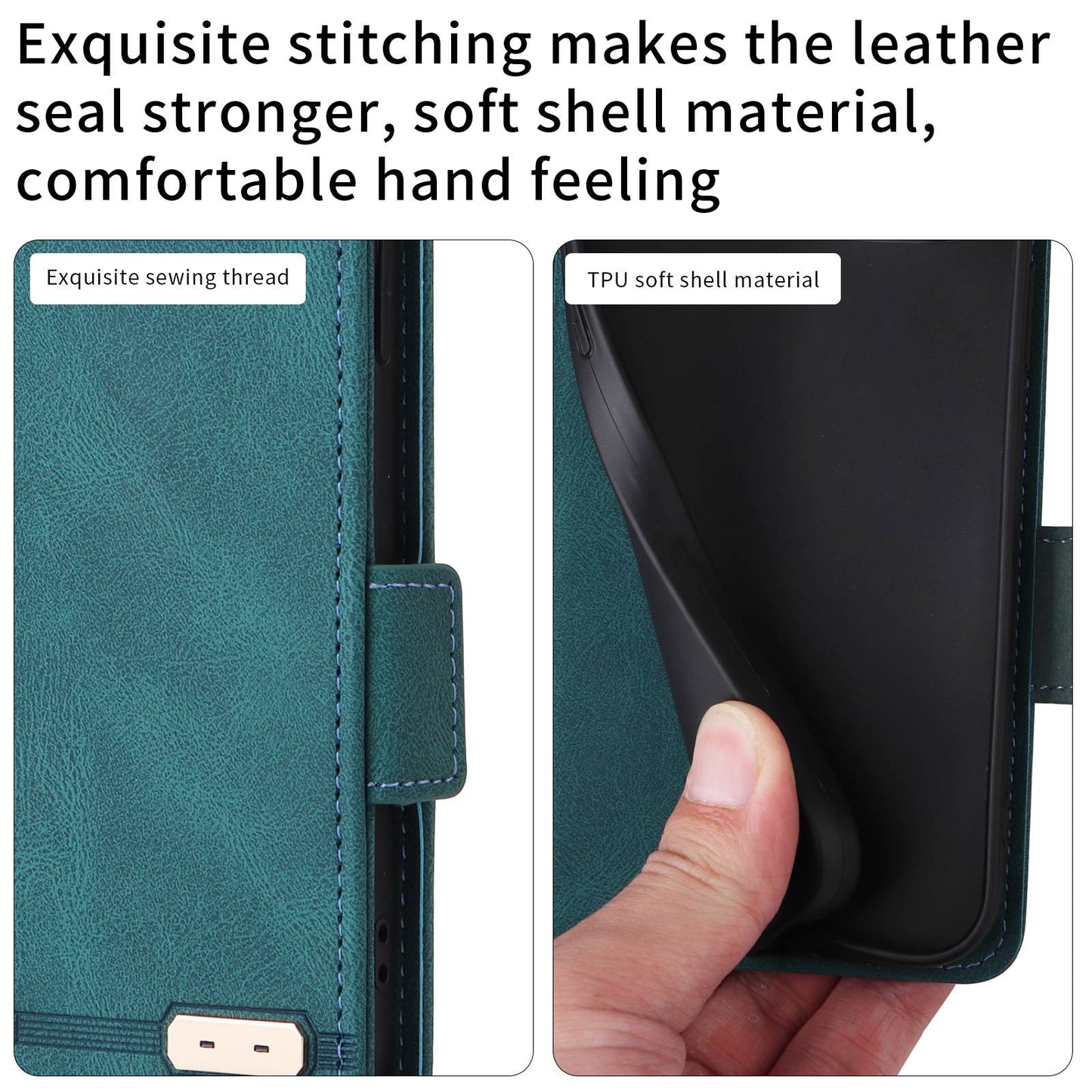 For Samsung Galaxy Z Fold3 5G Hardware Design PU Leather Case Wallet Stand Double Magnetic Clasp Phone Cover