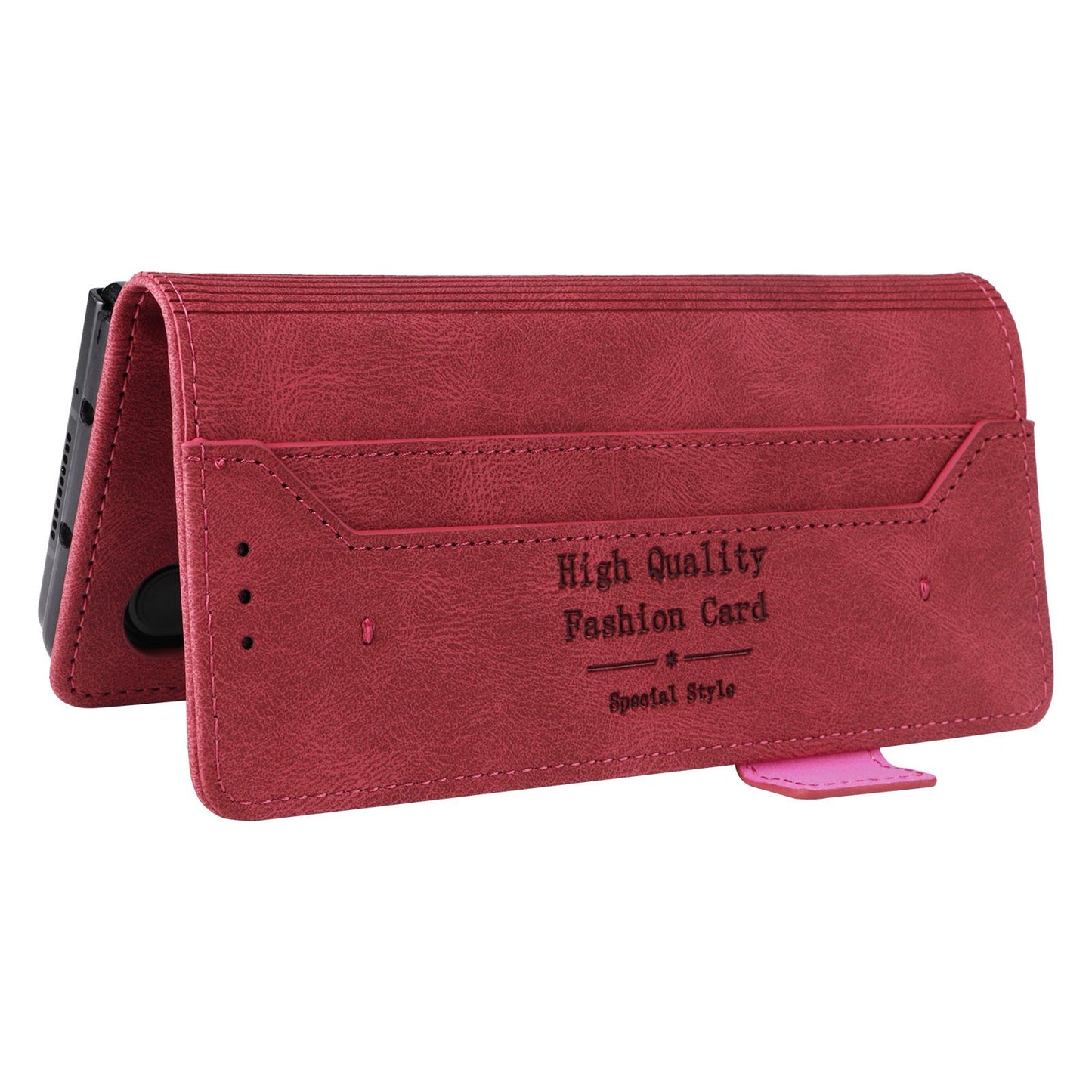 For Samsung Galaxy Z Fold3 5G Hardware Design PU Leather Case Wallet Stand Double Magnetic Clasp Phone Cover