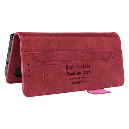 For Samsung Galaxy Z Fold3 5G Hardware Design PU Leather Case Wallet Stand Double Magnetic Clasp Phone Cover