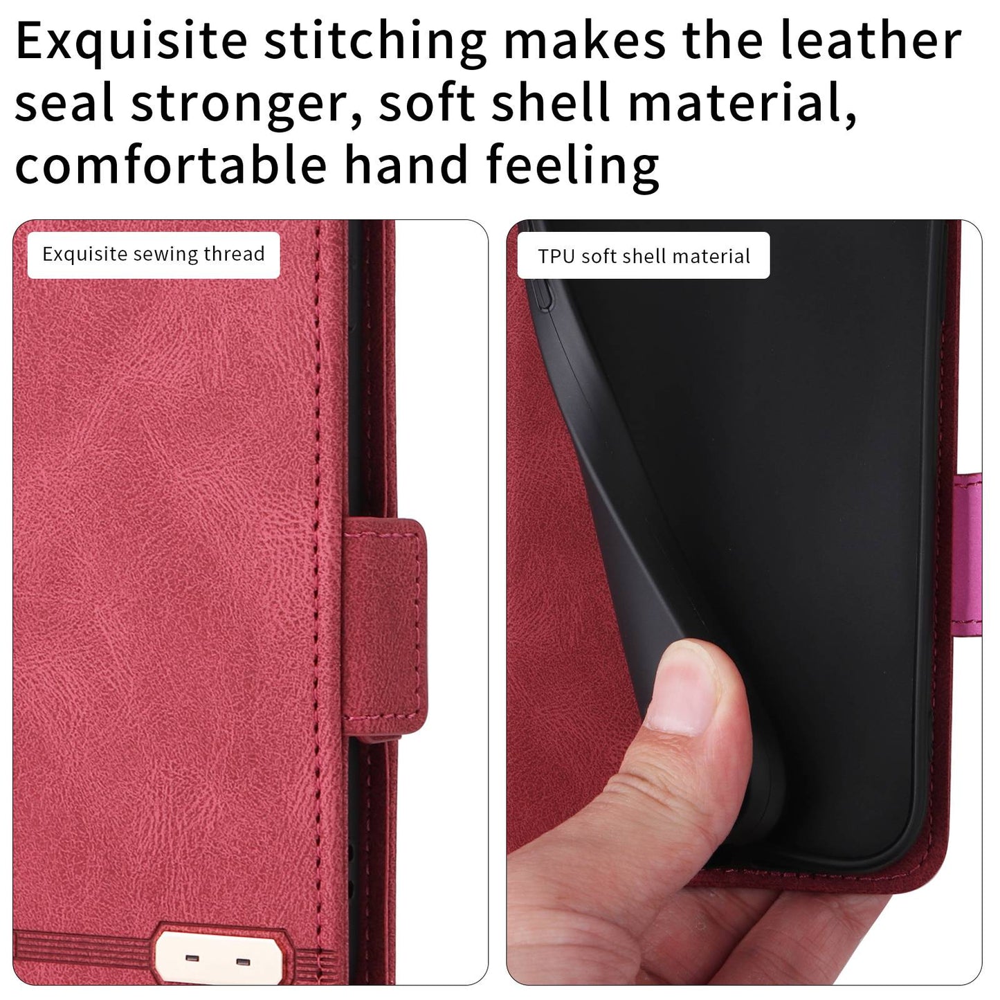 For Samsung Galaxy Z Fold3 5G Hardware Design PU Leather Case Wallet Stand Double Magnetic Clasp Phone Cover