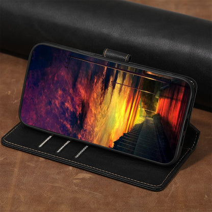 RFID Blocking Phone Cover for Samsung Galaxy A33 5G, Viewing Stand Wallet Waterproof Cell Phone Case