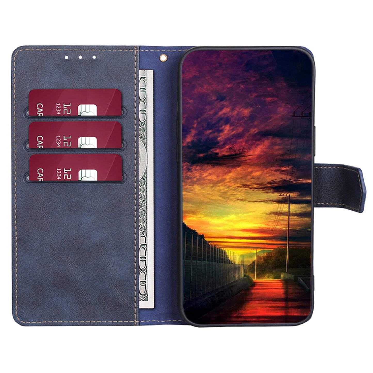 RFID Blocking Phone Cover for Samsung Galaxy A33 5G, Viewing Stand Wallet Waterproof Cell Phone Case