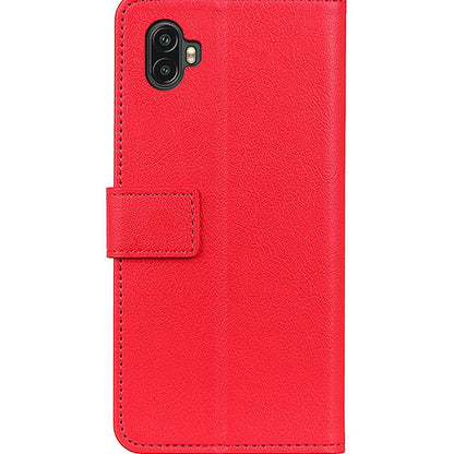 For Samsung Galaxy Xcover 6 Pro PU Leather Flip Folio Case Wallet Stand Function Shockproof TPU Inner Shell Phone Cover